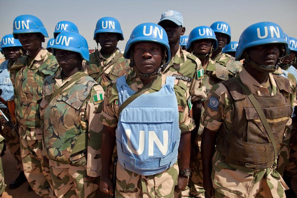 Les casques bleus de l’ONU en Centrafrique, pour le maintien de la paix