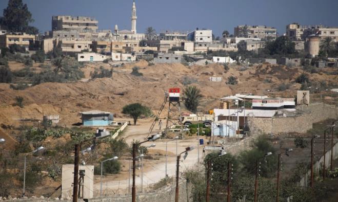 Construction d’une zone tampon entre Gaza et le Sinaï égyptien
