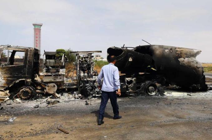 L’aéroport libyen de Tripoli ciblé par un nouveau raid aérien