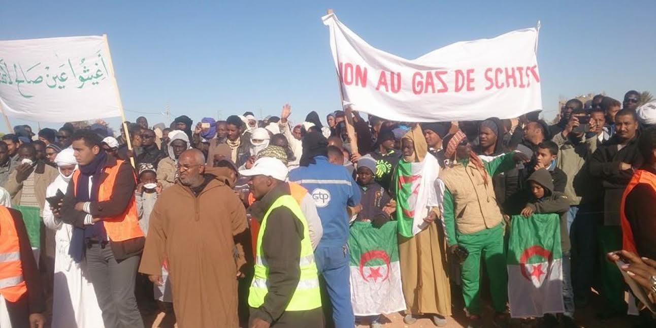 Algérie: Les manifestations contre le gaz de schiste s’amplifient