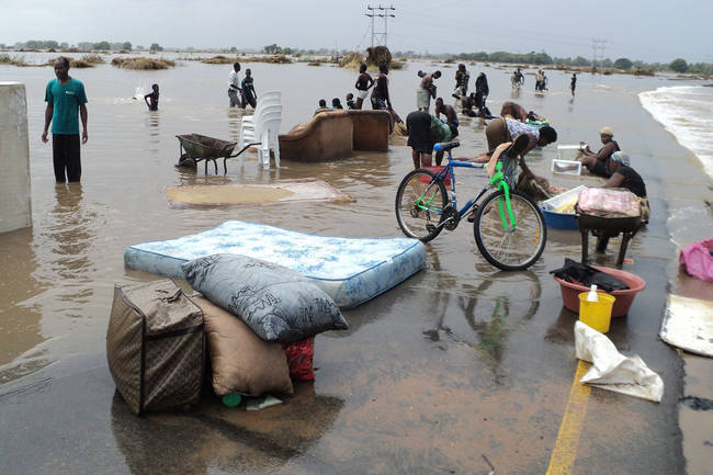 MOZAMBIQUE : 60 000 sinistrés suites à de nouvelles violentes pluies et vents