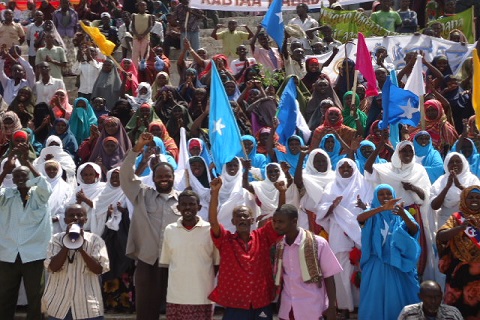 Somalie : Marche contre les présumés prédateurs et pollueurs italiens à Mogadiscio
