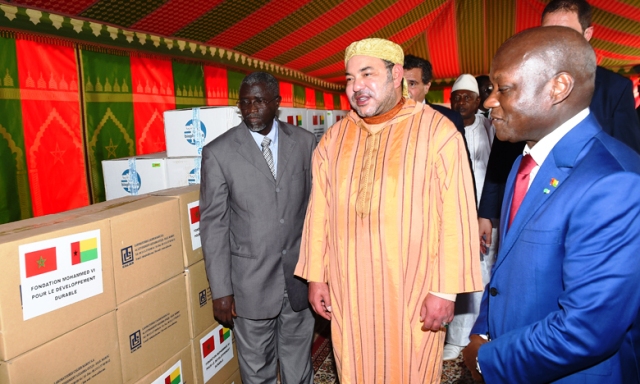 Le roi du Maroc entame sa première visite officielle à Bissau