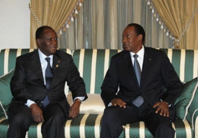 Le président Ouattara accorde la nationalité ivoirienne à Compaoré