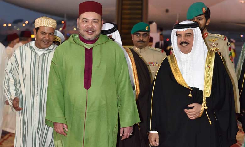 Le roi Mohammed VI à Manama dans le cadre d’une tournée dans les pays du Golfe