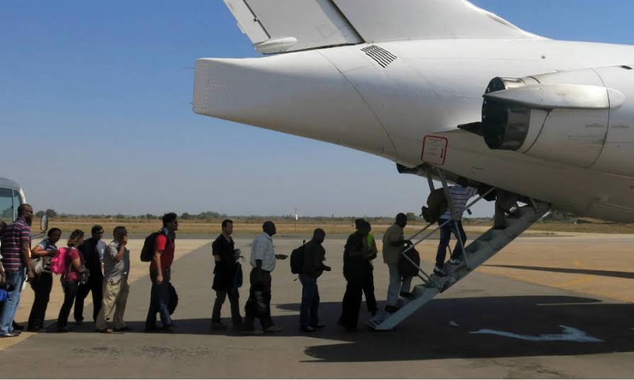 Des étrangers évacués du Soudan du Sud par l’armée de l’air allemande