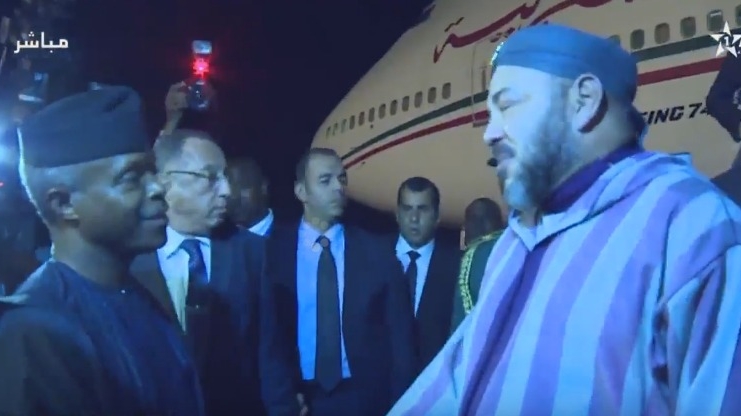Le roi du Maroc entame une visite stratégique au Nigeria