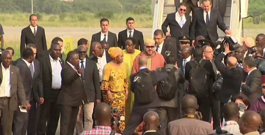 Maroc : le roi Mohammed VI en visite au Ghana