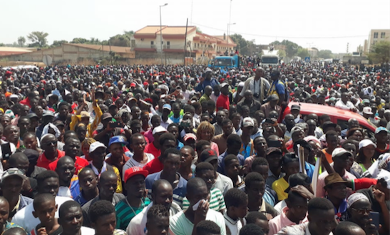 Marche de colère à Bissau contre les sanctions de la Cédéao