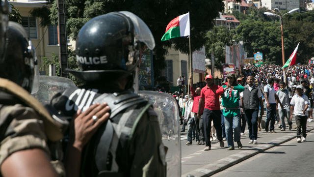 Le président malgache qualifie de «coup d’Etat» une manifestation de l’opposition