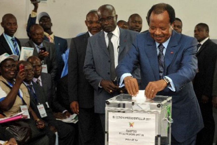 Cameroun : Le président Biya satisfait du déroulement du scrutin présidentiel
