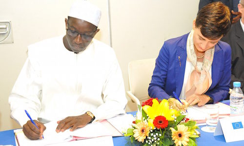 Le Sénégal et l’UE signent un accord de 750 millions d’euros pour la période 2018-2023