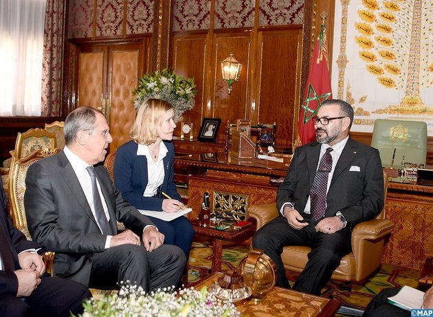 Le Roi Mohammed VI évoque avec Serguei Lavrov le Partenariat stratégique Maroc- Russie