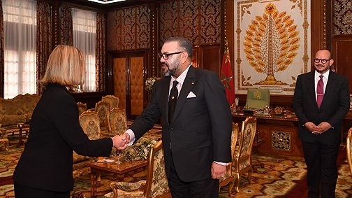 Le Roi du Maroc reçoit à Rabat la cheffe de la diplomatie européenne