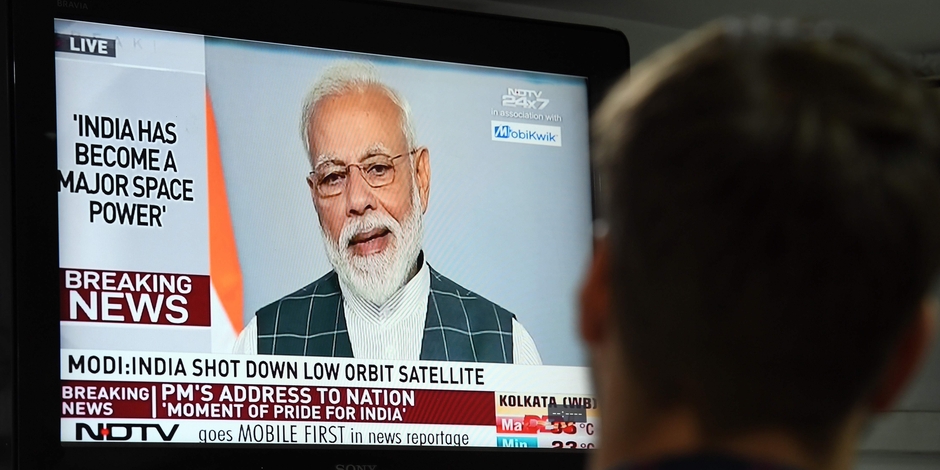 L’Inde réussit à abattre un satellite en orbite basse lors d’un exercice