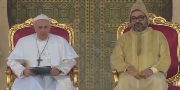 Message de paix et de tolérance du Roi marocain et du Pape François aux Musulmans et aux Chrétiens  