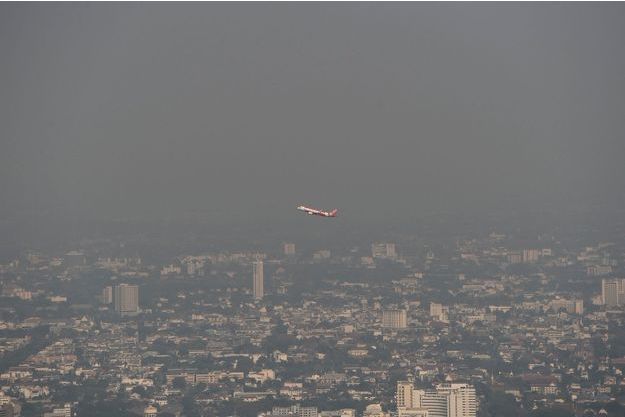 Pic de pollution dans le nord de la Thaïlande