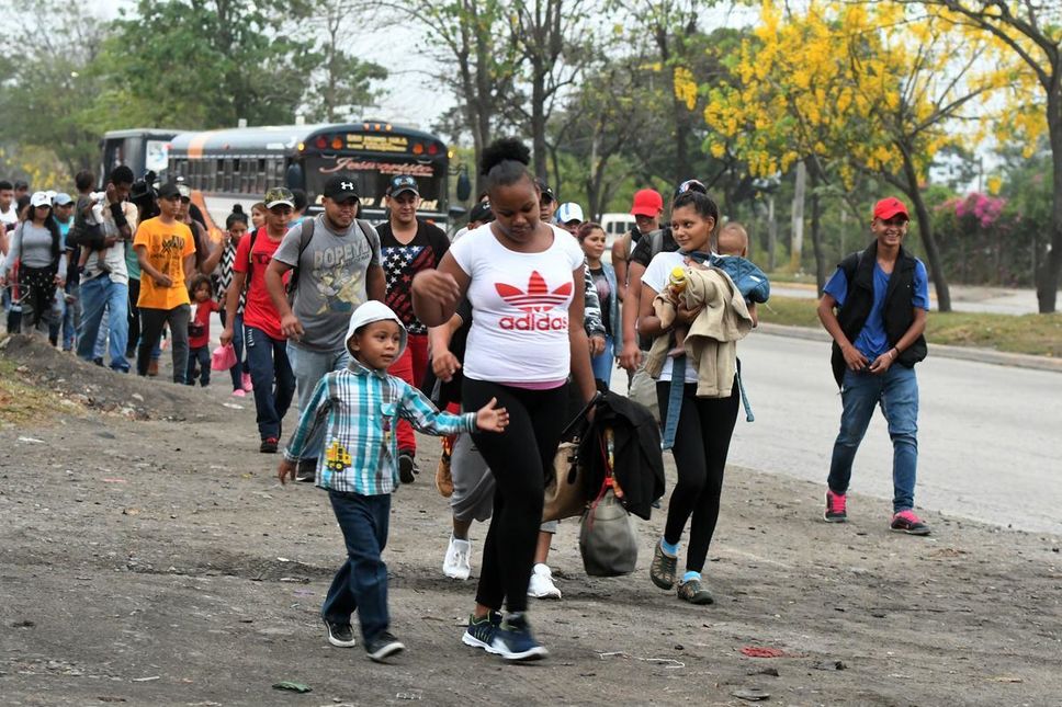 Une nouvelle caravane de migrants honduriens se dirige vers les Etats-Unis