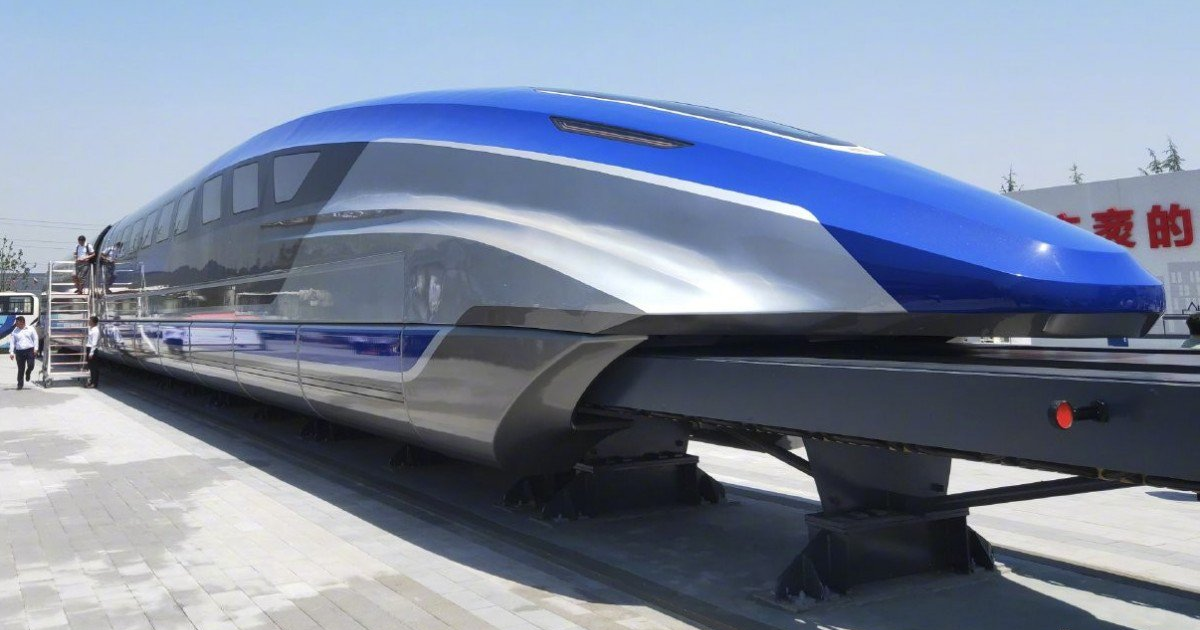 La Chine dévoile un train à sustentation magnétique capable d’atteindre les 600 km/h