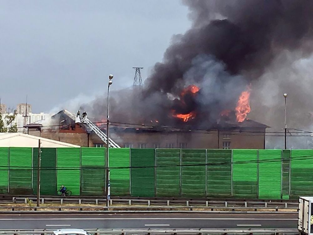 Russie : Une centrale thermique prend feu près de Moscou