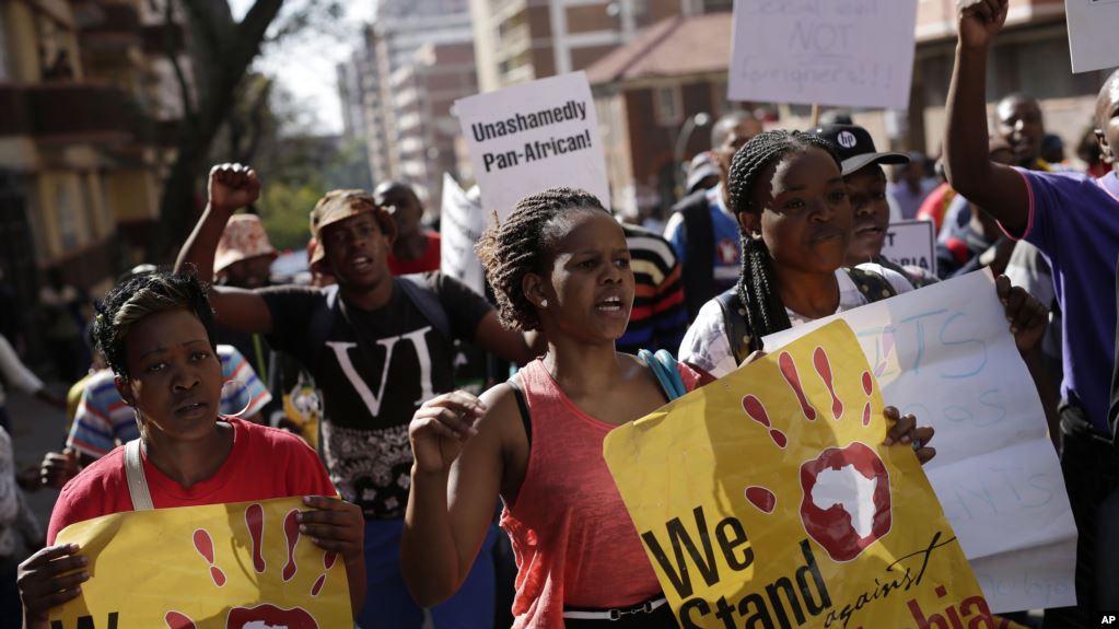 Afrique du Sud : Manifestation de réfugiés contre les violences xénophobes