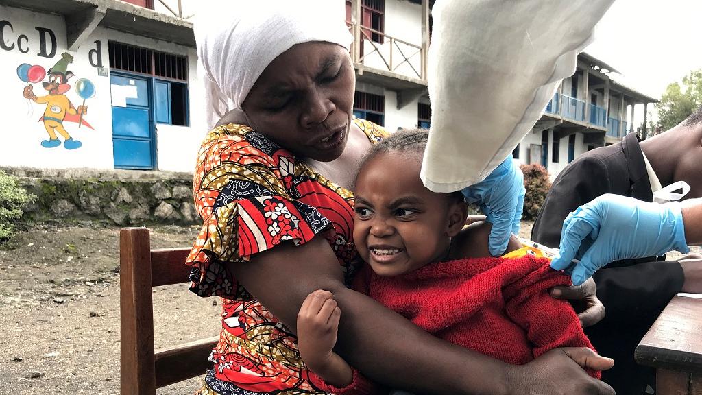 Un million d’enfants seront vaccinés contre la rougeole en RDC