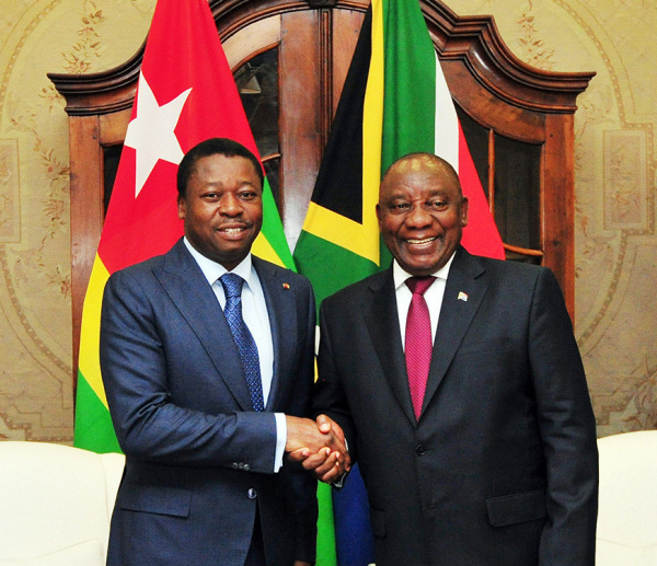 L’Afrique du sud et le Togo scellent un partenariat gagnant-gagnant