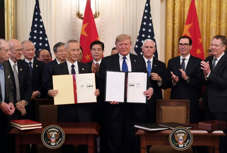 Les Etats-Unis et la Chine suspendent leur guerre commerciale