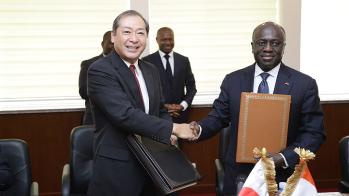 Abidjan et Tokyo signent un accord pour promouvoir et protéger leurs investissements