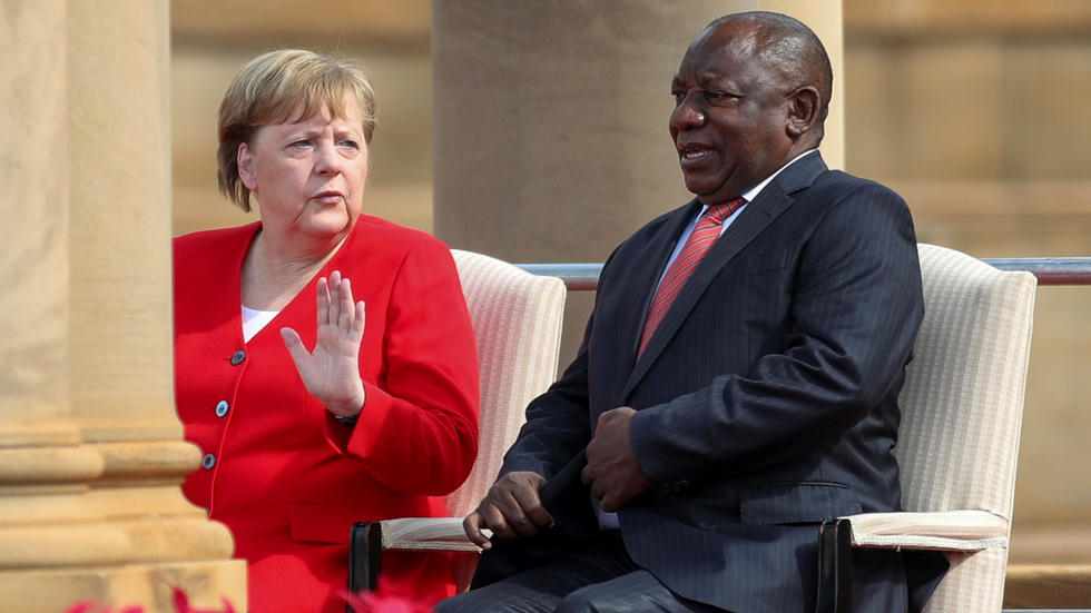 Afrique du sud : Ramaphosa et Merkel abordent le dossier libyen