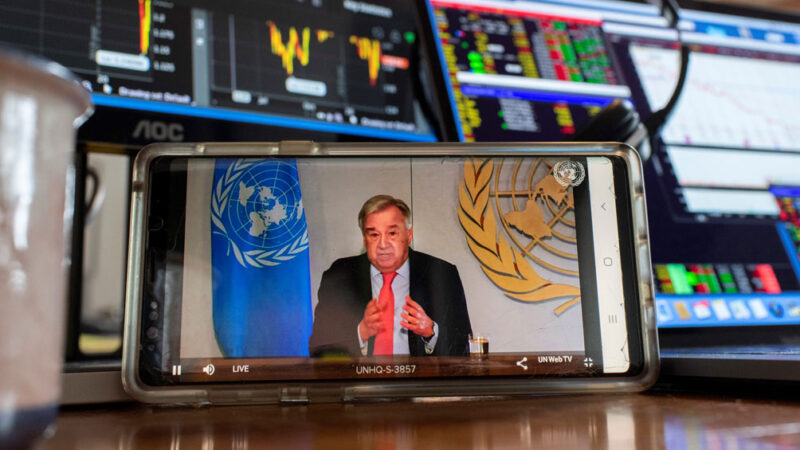 Covid-19 : Le S.G de l’ONU plaide pour un monde plus juste