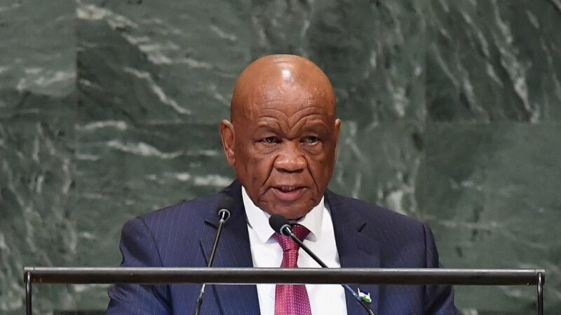 Le Premier ministre du Lesotho annonce sa démission