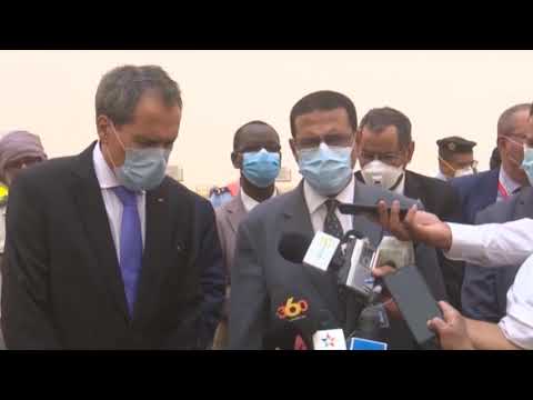 Aides médicales du royaume du Maroc pour la lutte contre COVID-19 à la Mauritanie