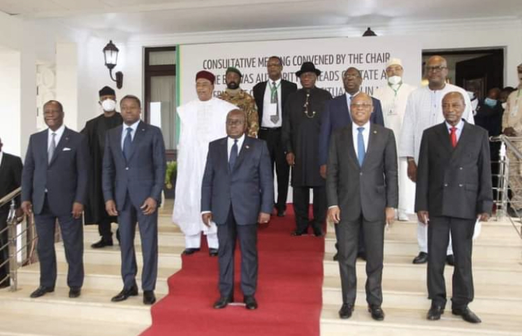 La CEDEAO tient mordicus à la mise en place d’un gouvernement de transition dirigée par un civil au Mali