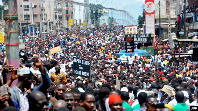 Guinée-Conakry : L’opposition en appelle à de nouvelles  manifestations contre Alpha Condé