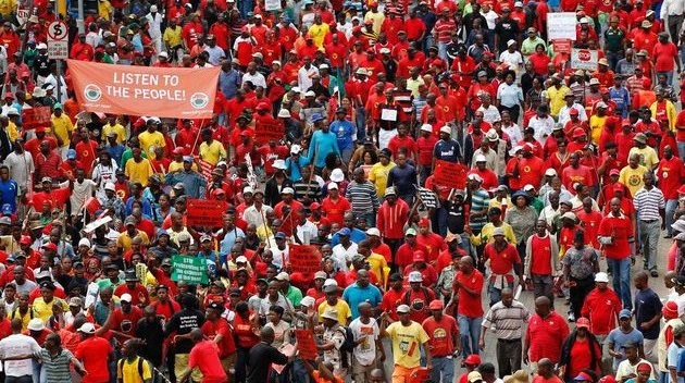 Afrique du Sud : plusieurs syndicats en grève