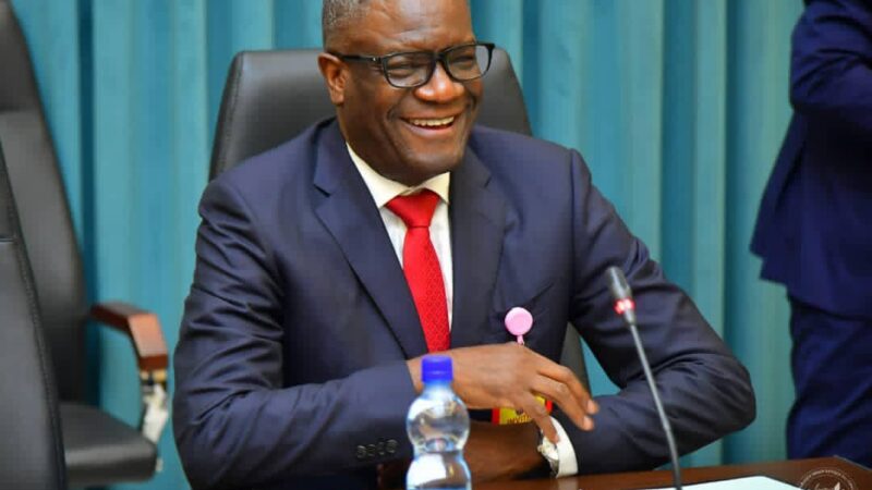 Le prix Nobel Mukwege propose des pistes de solution pour une sortie de crise en RDC