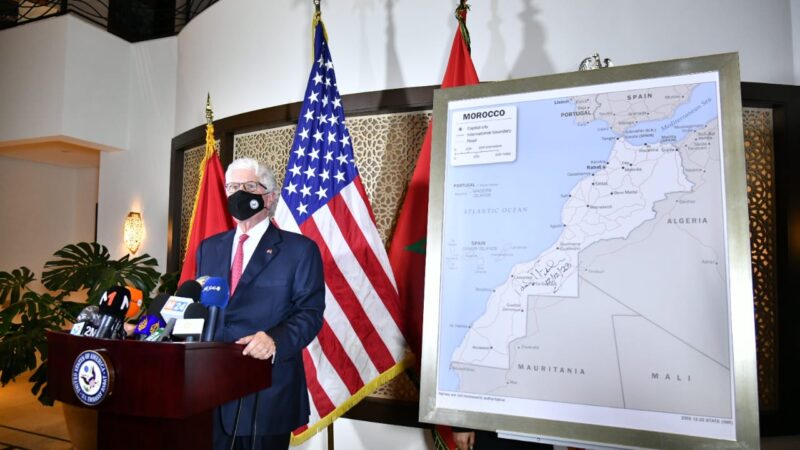 USA : L’ambassadeur américain au Maroc présente la carte complète du Maroc officiellement adoptée par le gouvernement US