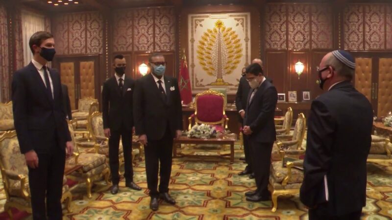 Le Roi du Maroc reçoit la délégation américano-israélienne au Palais Royal de Rabat