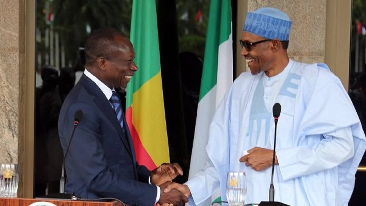 Les présidents nigérian et béninois discutent de la coopération transfrontalière