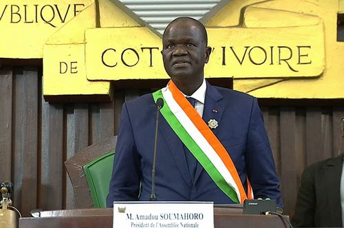 Le président du Parlement ivoirien, Amadou Soumahoro réélu pour un nouveau mandat