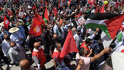 Tunisie : Des manifestants réclament la criminalisation de la normalisation avec Israël