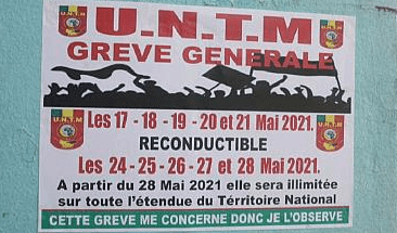 Mali : Une grève générale décrétée par l’UNTM paralyse le pays