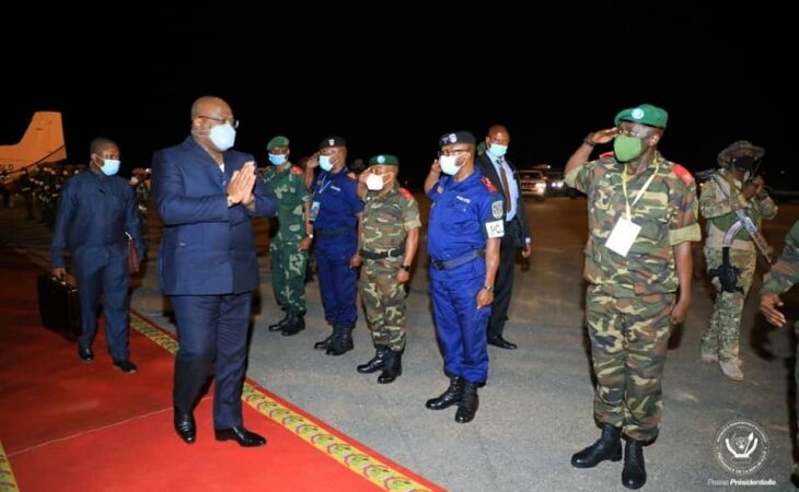 Le président Tshisekedi évoque des «magouilles»  dans l’armée déployée à l’est de la RDC
