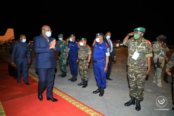 Le président Tshisekedi évoque des «magouilles»  dans l’armée déployée à l’est de la RDC