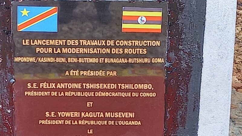 Lancement des travaux de rénovation des routes reliant la RDC et l’Ouganda
