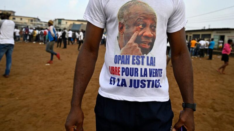Laurent Gbagbo de retour en Côte d’Ivoire après dix ans d’absence refuse de parler politique