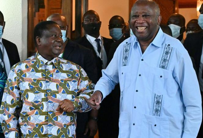 Côte d’Ivoire: Henri Konan Bédié prône une «réconciliation vraie» à l’occasion de la visite de Laurent Gbagbo