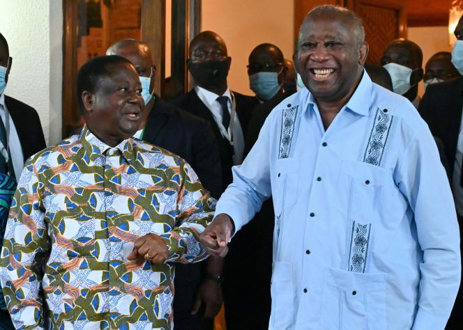 Côte d’Ivoire: Henri Konan Bédié prône une «réconciliation vraie» à l’occasion de la visite de Laurent Gbagbo
