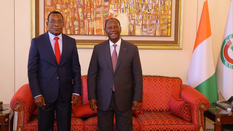 Côte d’Ivoire : Le président Ouattara évoque la «réconciliation» avec l’opposant Affi N’Guessan